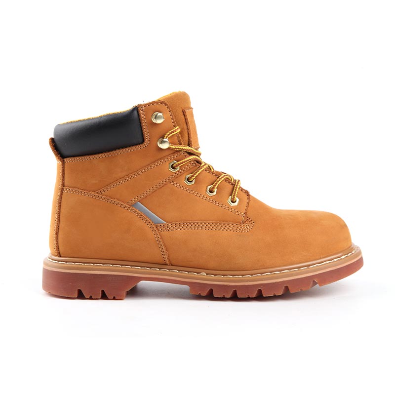 Mid-Cut Full-Grain Nubuck Safety Shoes